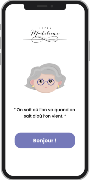 Présentation de l'application Happy Madeleine offerte dans le cadre de notre formation accompagner le bien vieillir pour les aidants et les professionnels du service à la personne.